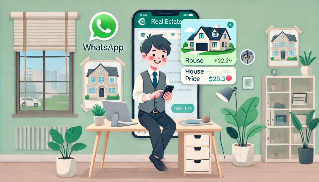 real estate agency via WhatsApp