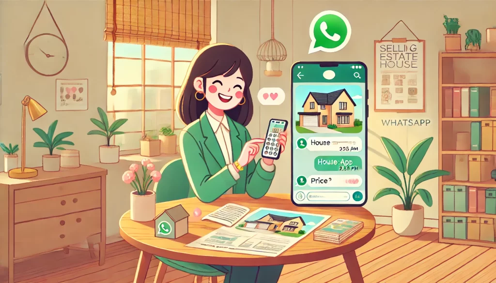 Sell a house from WhatsApp