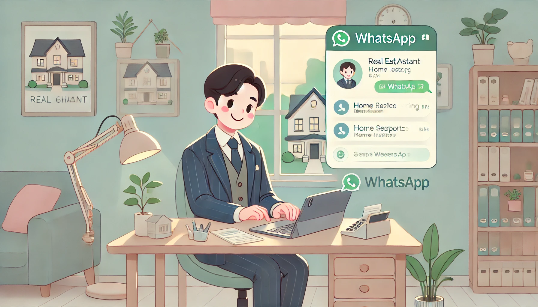 Real estate services via WhatsApp