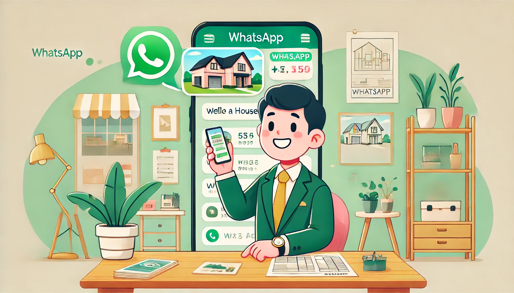 Sell a house from WhatsApp