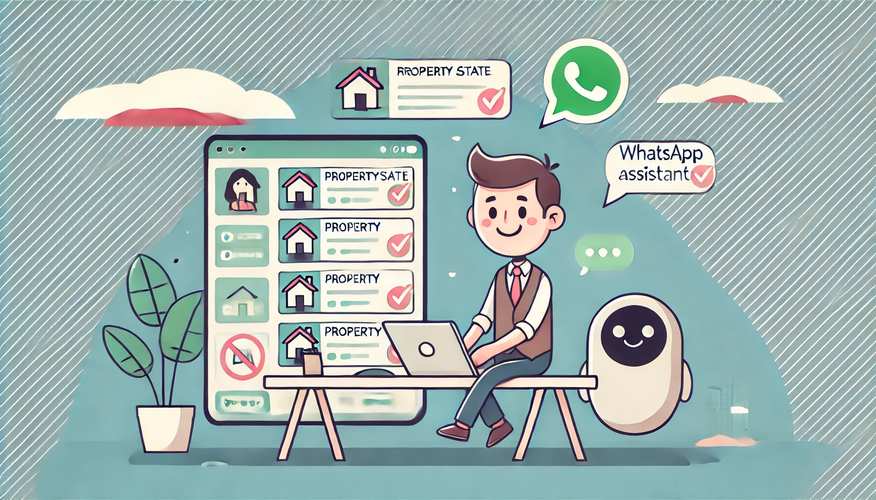 Real Estate System with WhatsApp API Integration